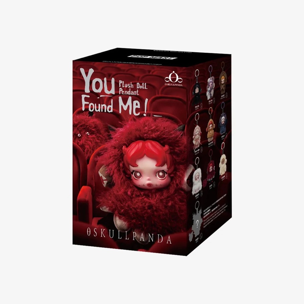 SKULLPANDA You Found Me! Series Plush Doll Pendant - Pop Mart